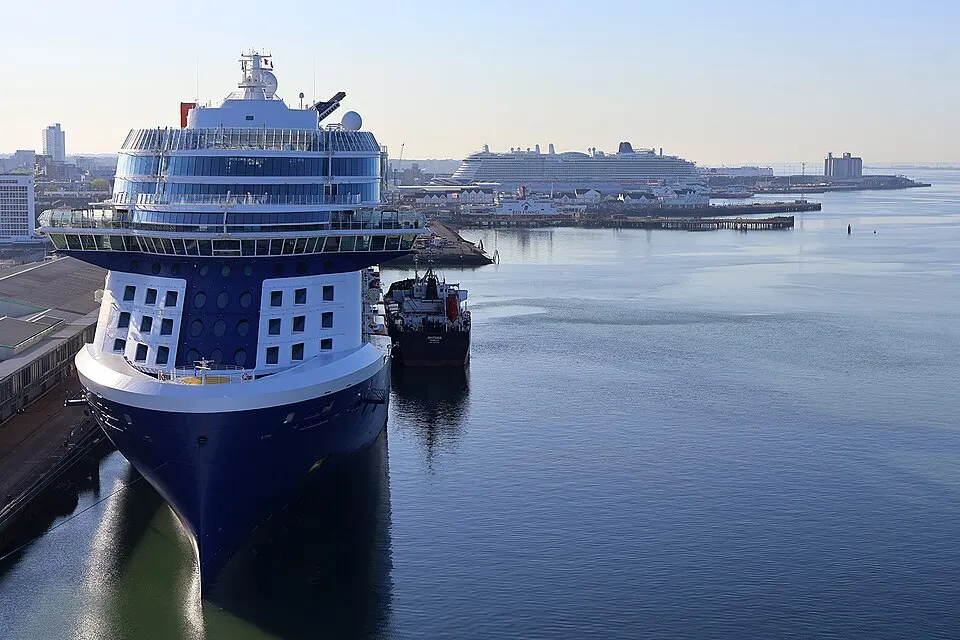 Celebrity Apex docked in Southampton
